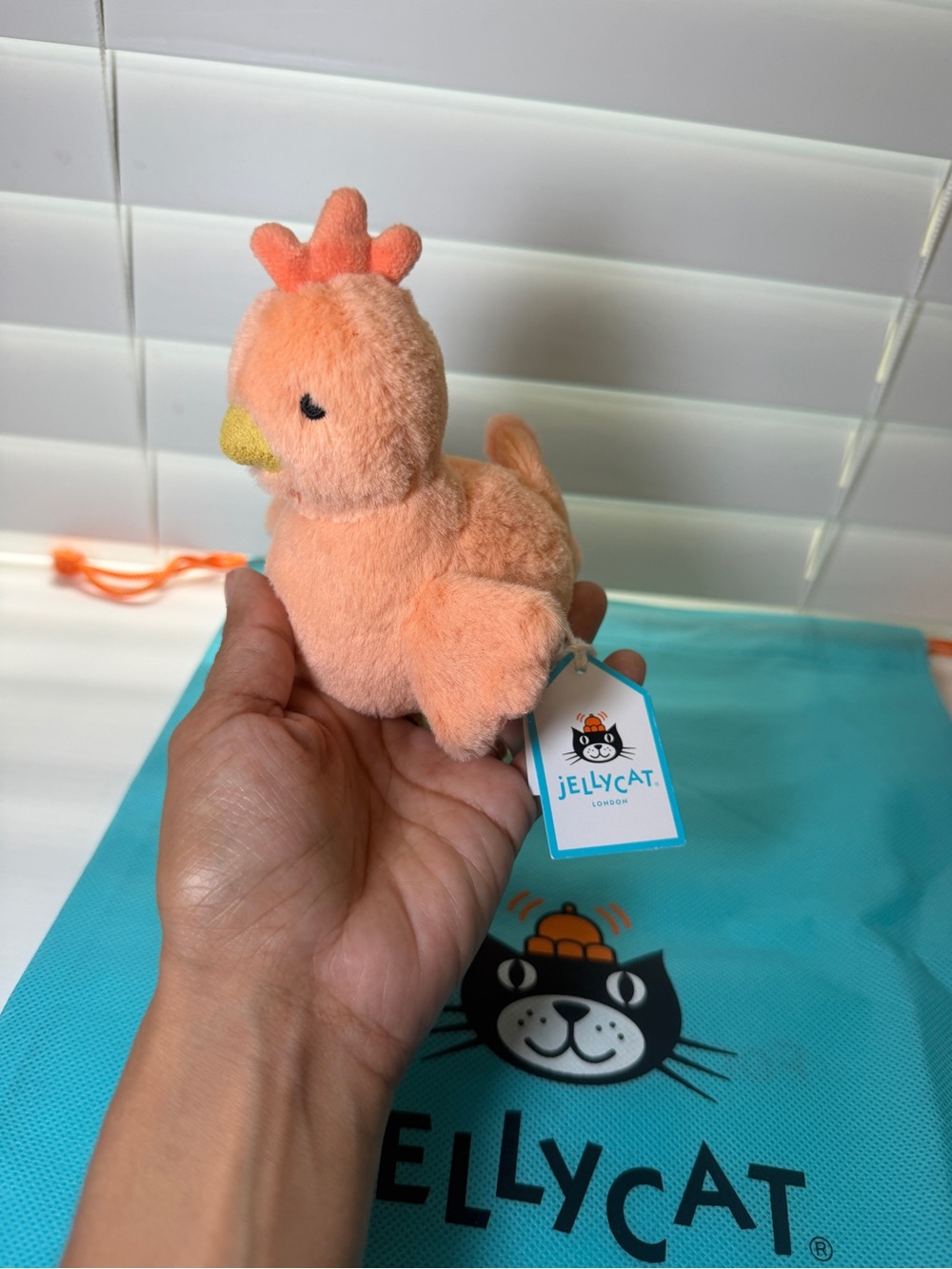 Jellycat Fluffy Chicken RETIRED